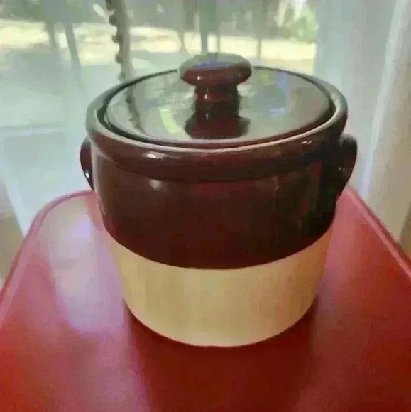 McCoy 1424 crock cookie jar - Picture 1 of 4